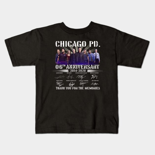 Chicago Pd 60Th Anniversary 2014 2020 Thank You Kids T-Shirt by Loweryo Judew